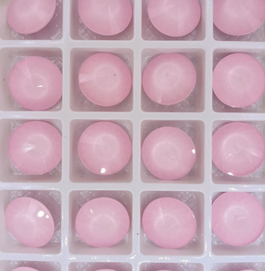 14mm rivoli in Crystal Powder Rose (Aurora)