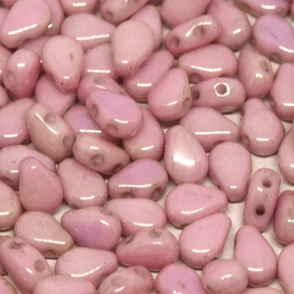 20 x Round DropDuo in Chalk White/Lila Lustre