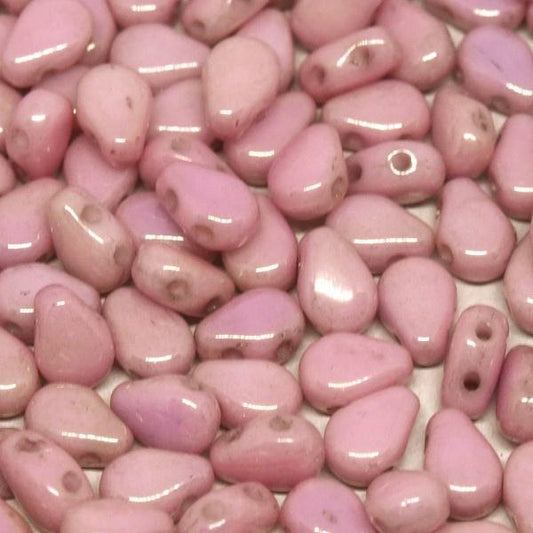 20 x Round DropDuo in Chalk White/Lila Lustre