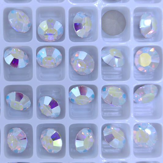 SS39 or 8.3mm Chaton Maxima in Crystal AB (Preciosa)