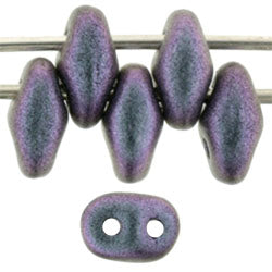 10g Superduo beads in Polychrome Orchid Aqua