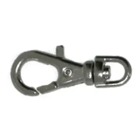 2 x Small Swivel clasps in Nickel (UK Production)