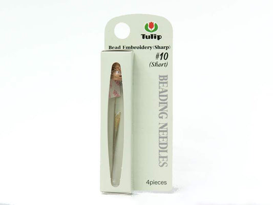 Pack of size 10 short tulip needles for Bead Embroidery