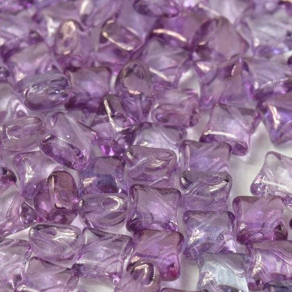 20 x Wibeduo in Crystal/Lila Vega Lustre