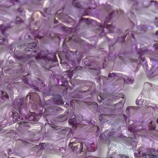 20 x Wibeduo in Crystal/Lila Vega Lustre