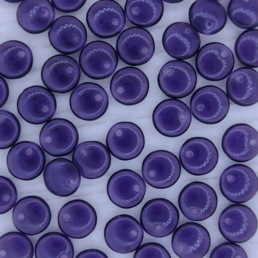 50 x 6mm lentils in Deep Purple