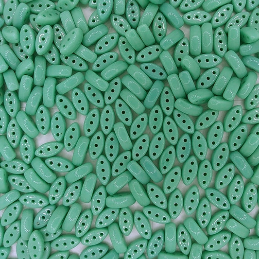50 x Cali beads in Jade