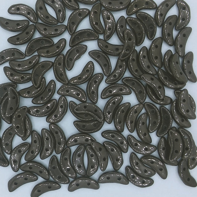 50 x CzechMate crescents in Dark Bronze