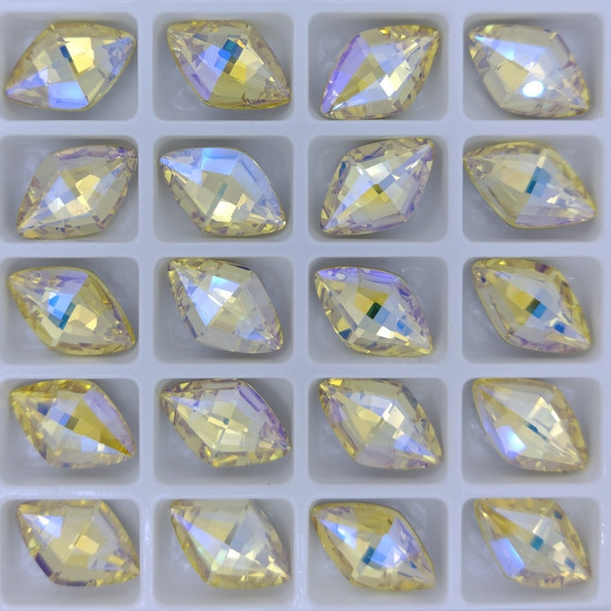 14x9mm Lemon Fancy Stone in Jonquil Shimmer (Aurora)