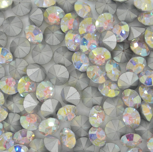 SS34 Chaton in Crystal AB (Vintage Swarovski)