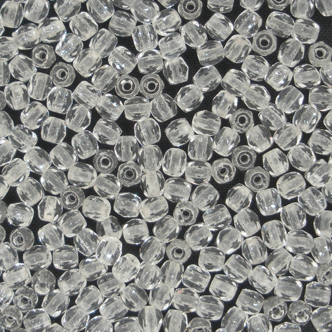 50 x 3mm faceted beads in Crystal