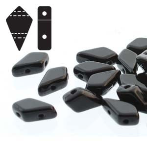 30 x kites in Black (9x5mm)