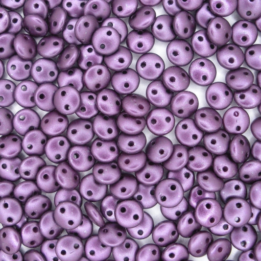 25 x CzechMate lentils in Pearl Coat Purple Velvet