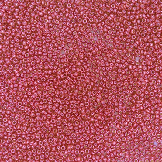 4210 - 10g Size 11/0 Miyuki seed beads in Duracoat Galvanised Hot Pink