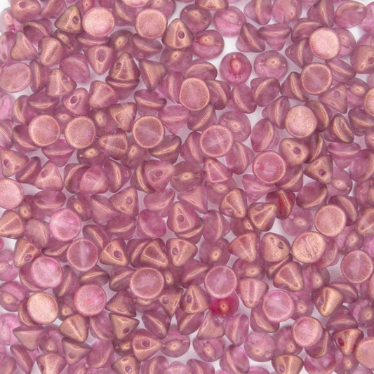 25 x Button beads in GT Persian Pink