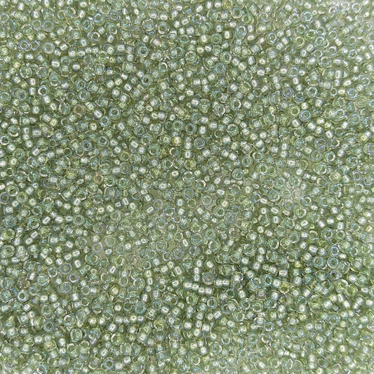 3740 - 10g Size 11/0 Miyuki seed beads in Fancy lined Streak