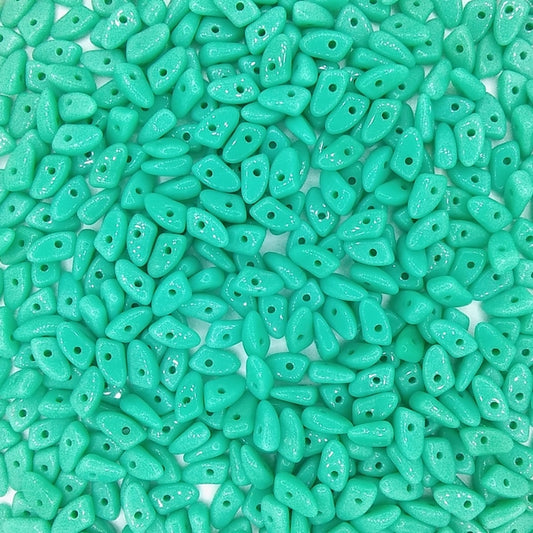 50 x CzechMate prongs in Opaque Turquoise