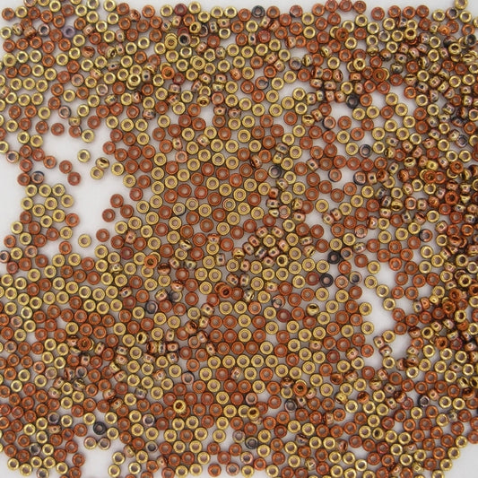 55041 - 5g Size 15/0 Miyuki seed beads in California Gold Rush