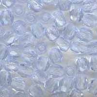 50 x 3mm faceted beads in Light Blue