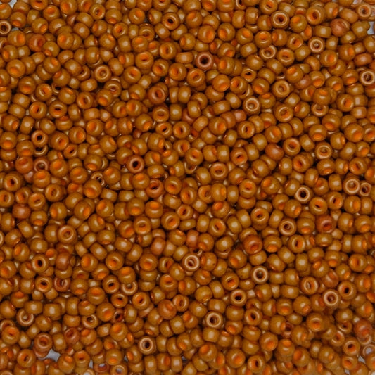 2043 - 50g Size 11/0 Miyuki seed beads in Special dyed Chocolate Brown