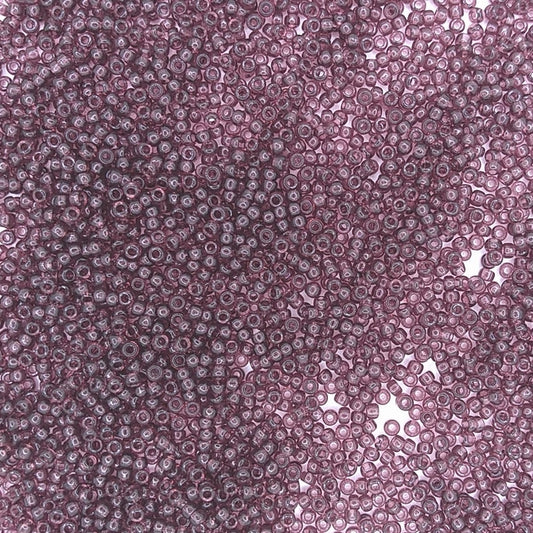 0153 - 10g Size 11/0 Miyuki seed beads in Dark Smoky Amethyst