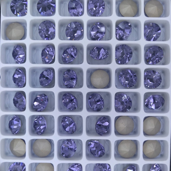 SS39 or 8.3mm Chaton Maxima in Tanzanite (Preciosa)