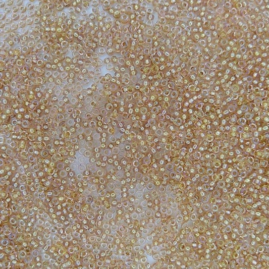 3521 - 10g Size 11/0 Miyuki seed beads in Fancy lined Blush