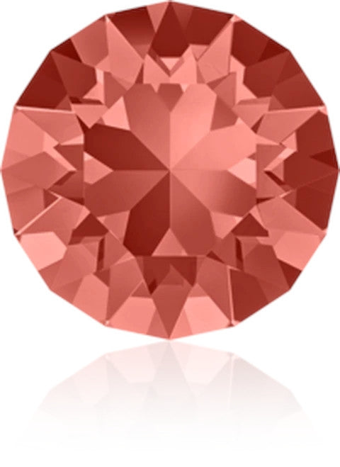 SS39 or 8.3mm Xirius Chaton in Padparadscha (Swarovski)