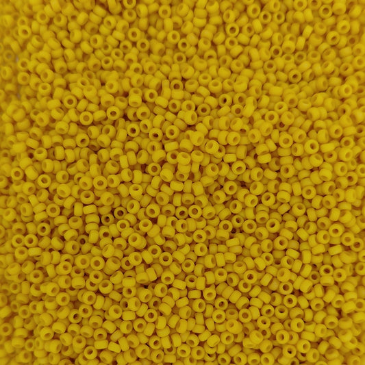 2311 - 5g Size 15/0 Miyuki seed beads in Matt Opaque Canary