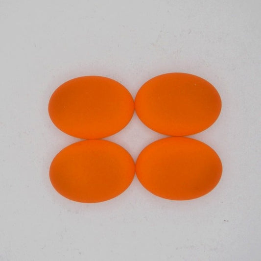 18.5x13.5mm Luna Soft Oval Cabochon in Orange