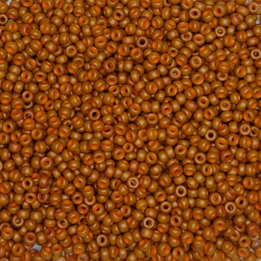 2043 - 10g Size 11/0 Miyuki seed beads in Special dyed Chocolate Brown