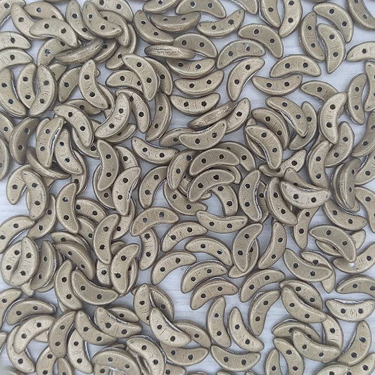 50 x CzechMate crescents in Saturated Metallic Khaki