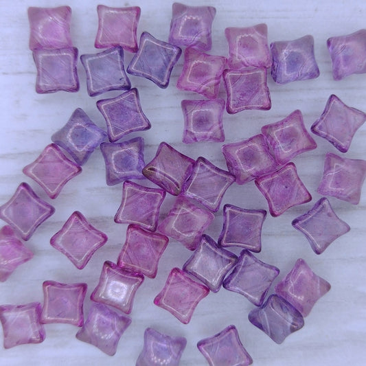 20 x Wibeduo in Crystal/Lila Vega Lustre