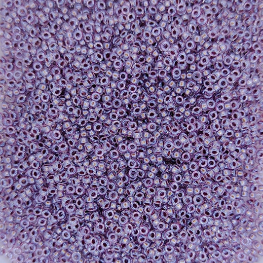 3206 - 10g Size 11/0 Miyuki seed beads in Magic Copper Plum lined Crystal