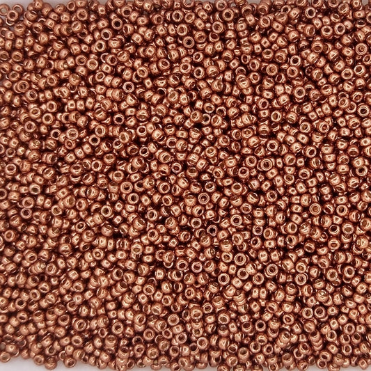 4212 - 5g Size 15/0 Miyuki seed beads in Duracoat Galvanised Dark Berry