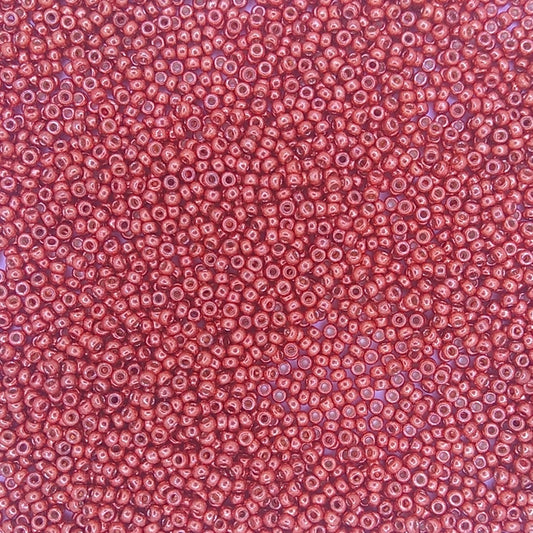 4207 - 10g Size 11/0 Miyuki seed beads in Duracoat Galvanised Pink Blush