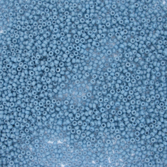 4482 - 5g Size 15/0 Miyuki seed beads in Duracoat Opaque Bayberry