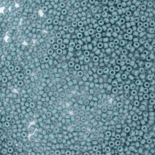 1685 - 10g Size 11/0 Miyuki seed beads in Dyed Semi Frosted Opaque Shale