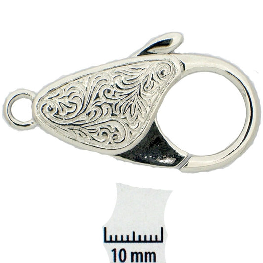 Claspgarten large Silver Lobster clasp 14260 - 43x21mm