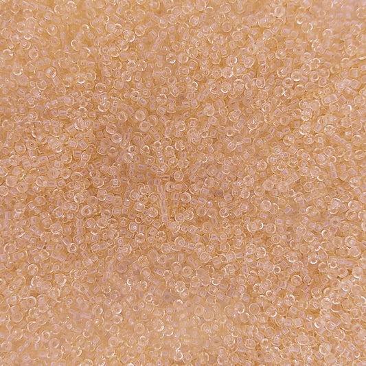 0132L - 10g Size 11/0 Miyuki seed beads in Transparent Light Topaz