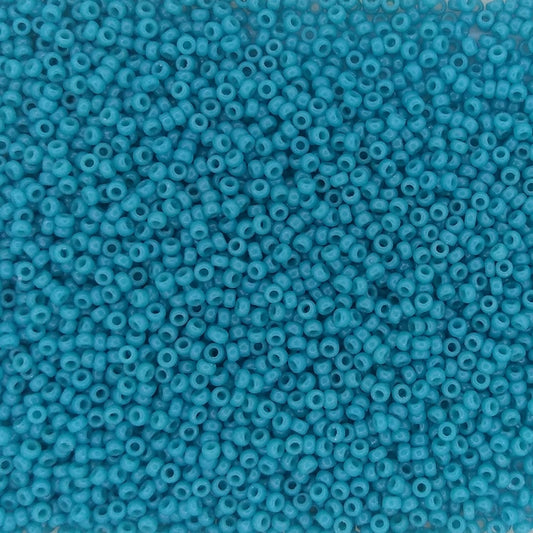 4483 - 5g Size 15/0 Miyuki seed beads in Duracoat Opaque Azure