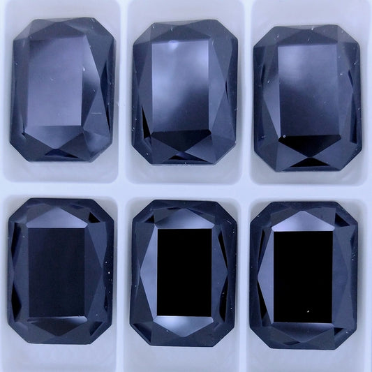 18x13mm Octagon in Black (Aurora)