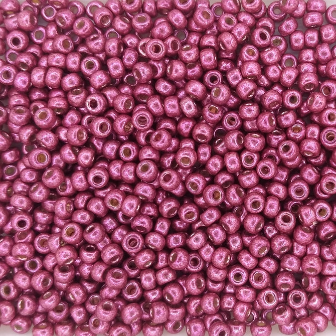 4219 - 50g Size 8/0 Miyuki seed beads in Duracoat Galvanised Magenta