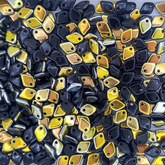 5g Dragon Scale beads in Black Marea