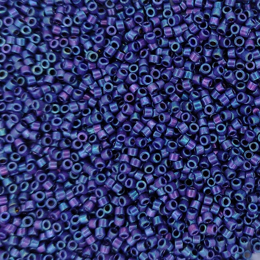 DB0135 - 1g Size 11/0 delicas in Opaque Eggplant Lustre