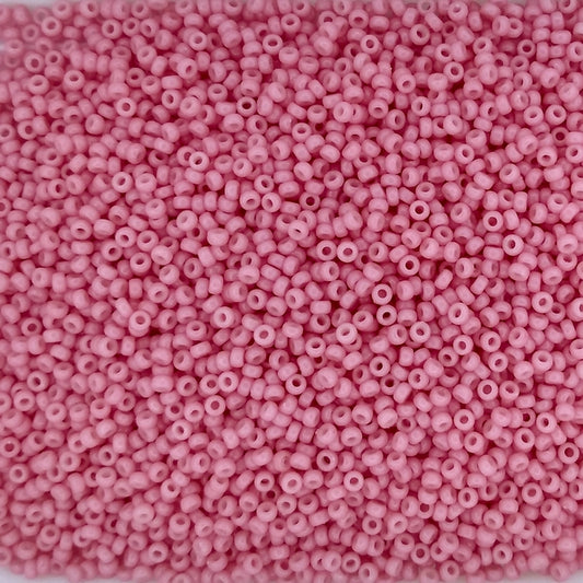 4465 - 5g Size 15/0 Miyuki seed beads in Duracoat Opaque Guava