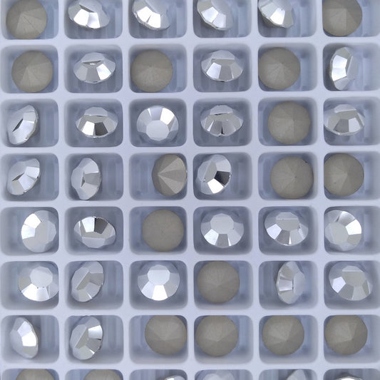 SS39 or 8.3mm Chaton Maxima in Crystal Labrador Silver (Preciosa)