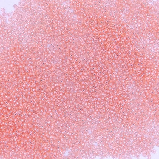 0366 - 5g Size 15/0 Miyuki seed beads in Shell Pink Lustre