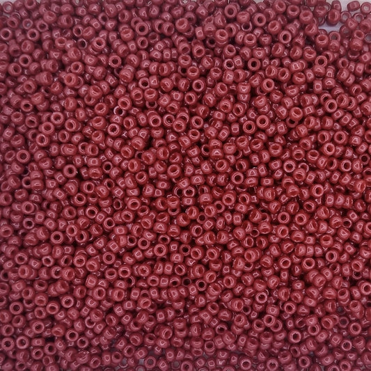 4469 - 5g Size 15/0 Miyuki seed beads in Duracoat Opaque Jujube