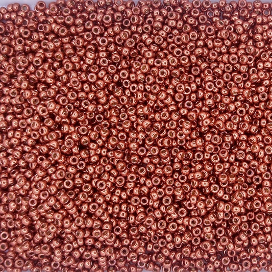 4208 - 5g Size 15/0 Miyuki seed beads in Duracoat Galvanised Berry